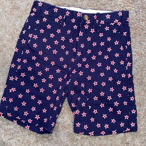 Crewcuts size 6 red white blue stars shorts